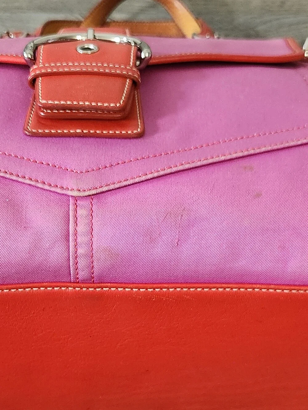 Rare!Coach‎ Hampton Turnlock Satchel